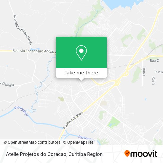 Atelie Projetos do Coracao map