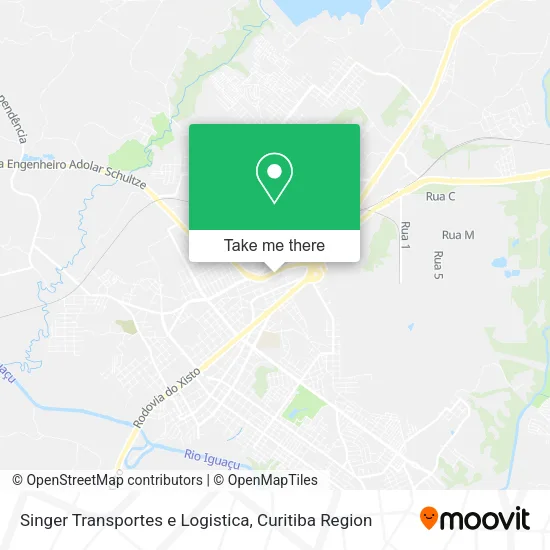 Singer Transportes e Logistica map