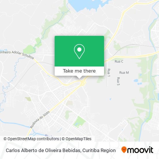 Carlos Alberto de Oliveira Bebidas map