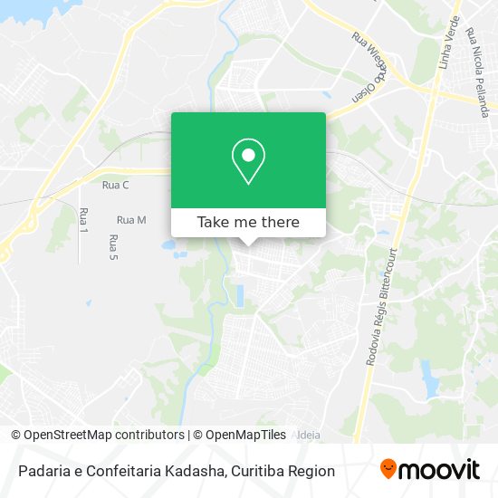 Padaria e Confeitaria Kadasha map