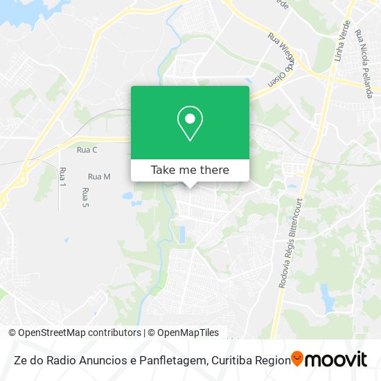 Ze do Radio Anuncios e Panfletagem map