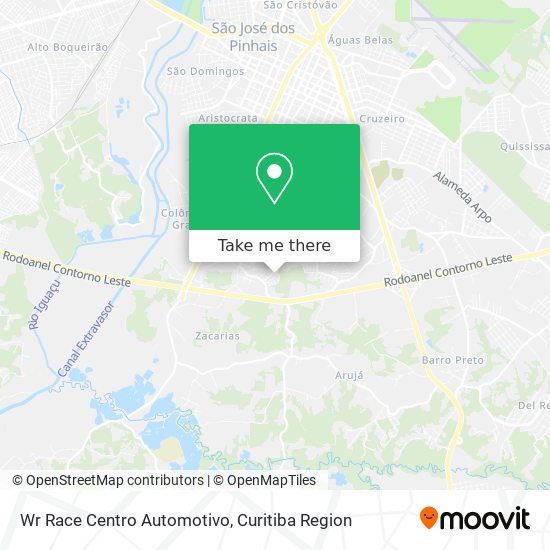 Wr Race Centro Automotivo map