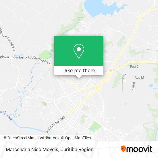 Marcenaria Nico Moveis map