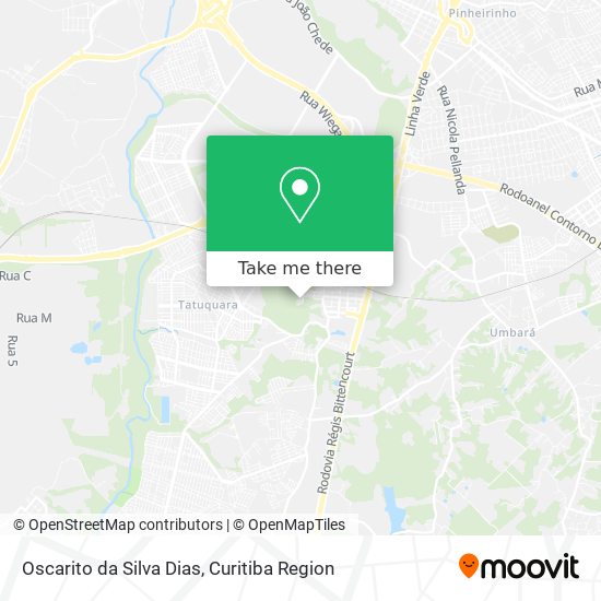 Oscarito da Silva Dias map