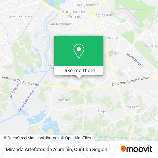 Miranda Artefatos de Aluminio map