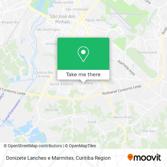 Donizete Lanches e Marmitex map