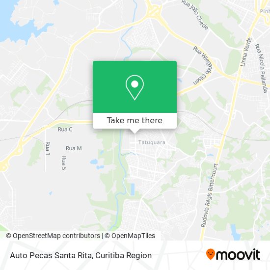 Auto Pecas Santa Rita map