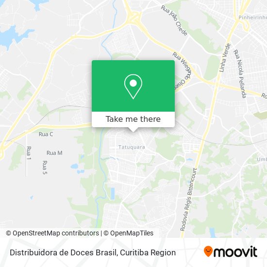 Distribuidora de Doces Brasil map