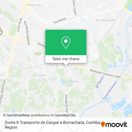 Zonta S Transporte de Cargas e Borracharia map