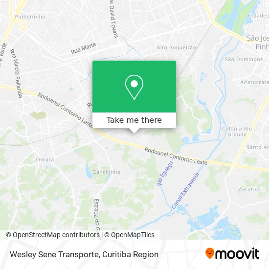 Wesley Sene Transporte map