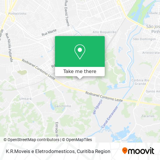 K.R.Moveis e Eletrodomesticos map