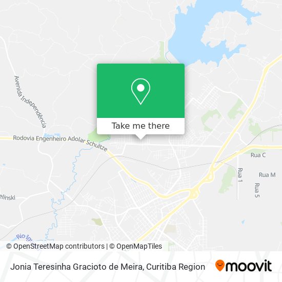 Jonia Teresinha Gracioto de Meira map