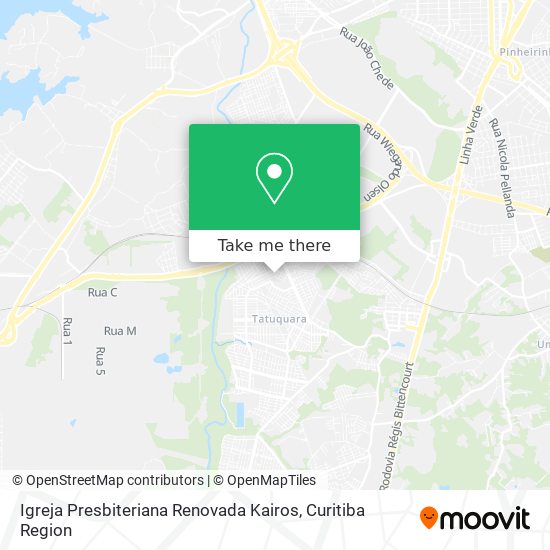 Igreja Presbiteriana Renovada Kairos map