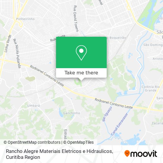 Rancho Alegre Materiais Eletricos e Hidraulicos map
