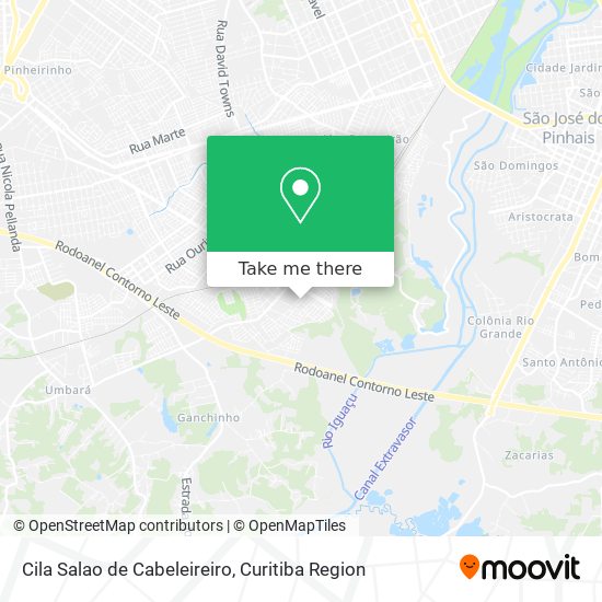 Cila Salao de Cabeleireiro map