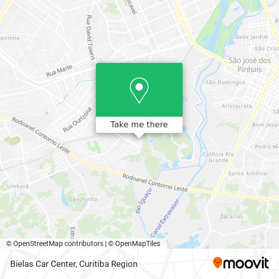 Bielas Car Center map