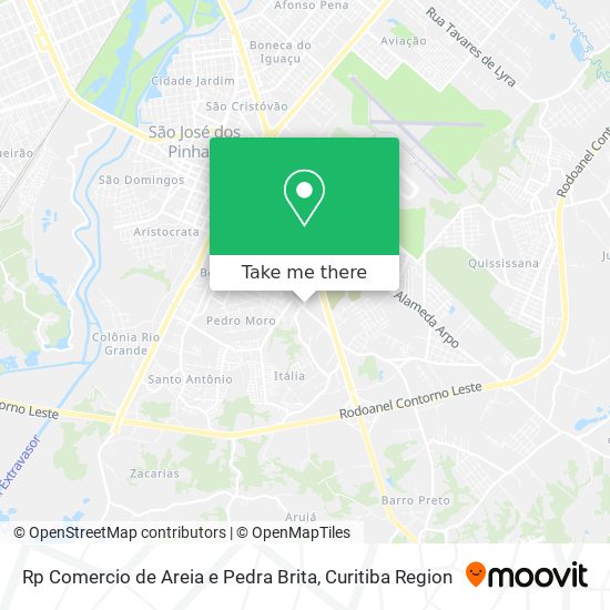 Rp Comercio de Areia e Pedra Brita map