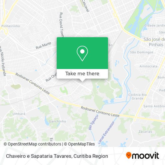 Chaveiro e Sapataria Tavares map