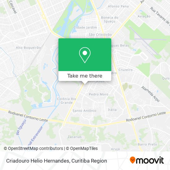 Criadouro Helio Hernandes map