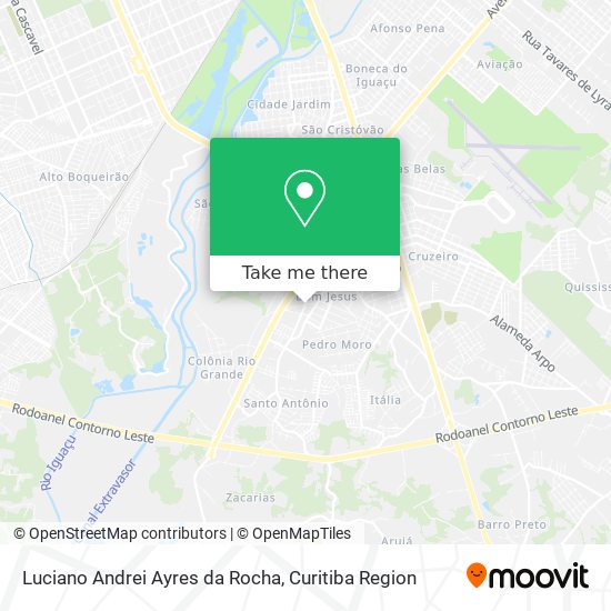 Luciano Andrei Ayres da Rocha map