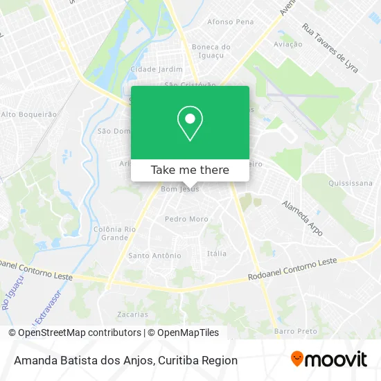 Amanda Batista dos Anjos map