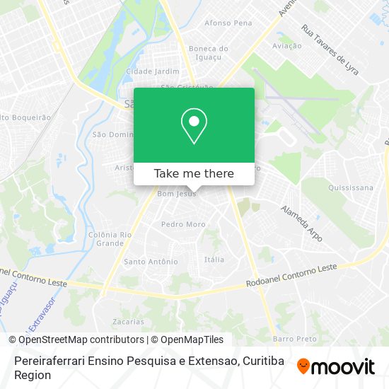Pereiraferrari Ensino Pesquisa e Extensao map