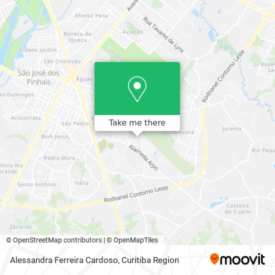 Alessandra Ferreira Cardoso map