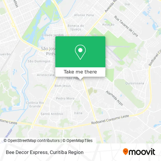 Bee Decor Express map