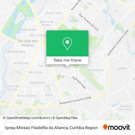 Igreja Missao Filadelfia da Alianca map