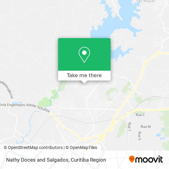 Nathy Doces and Salgados map