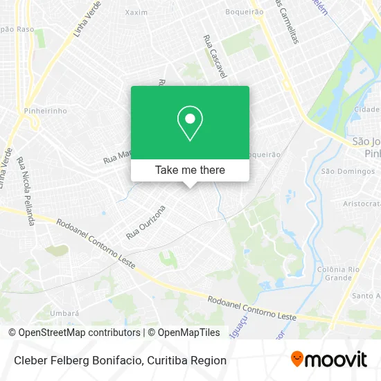 Cleber Felberg Bonifacio map