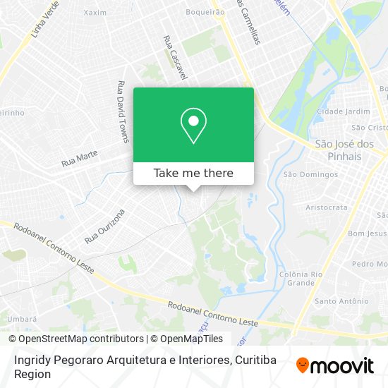 Ingridy Pegoraro Arquitetura e Interiores map