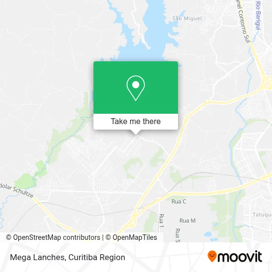 Mega Lanches map