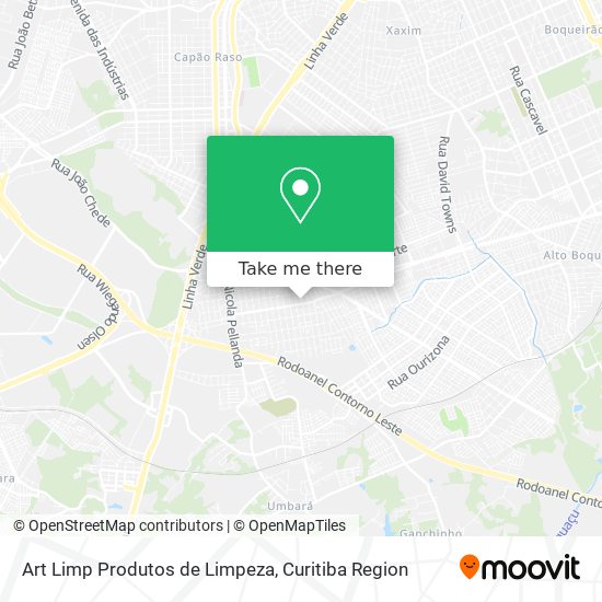 Art Limp Produtos de Limpeza map