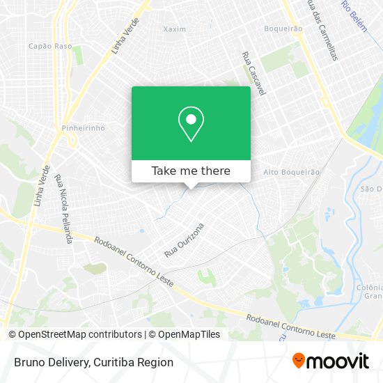 Bruno Delivery map
