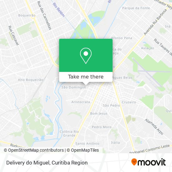 Mapa Delivery do Miguel