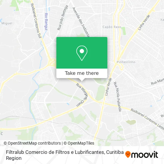 Filtralub Comercio de Filtros e Lubrificantes map