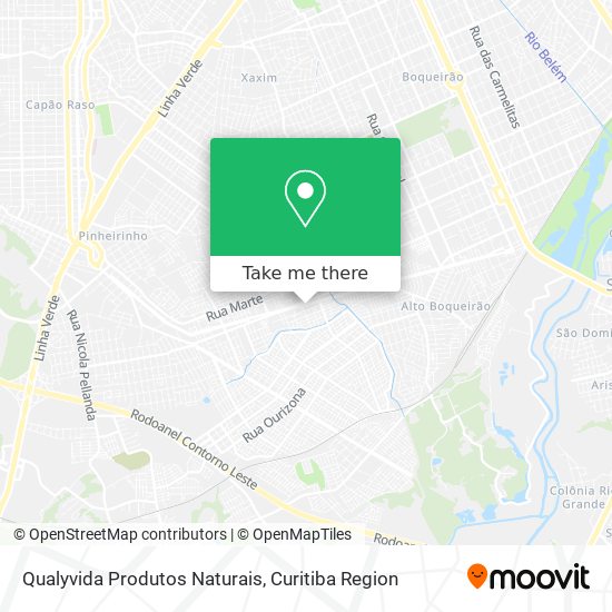 Qualyvida Produtos Naturais map