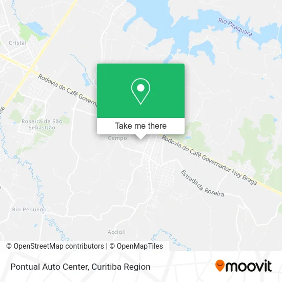 Pontual Auto Center map