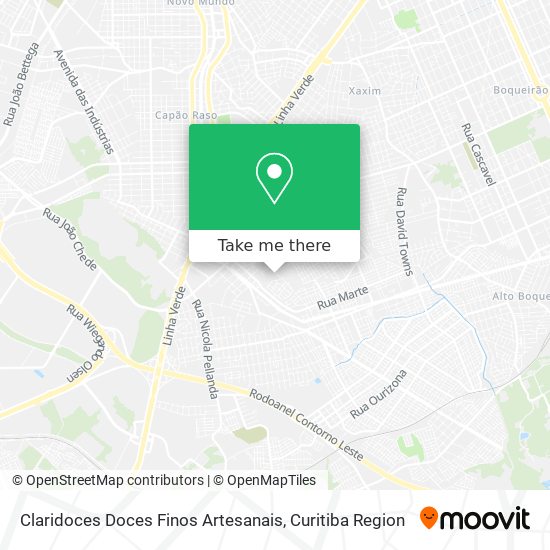 Claridoces Doces Finos Artesanais map