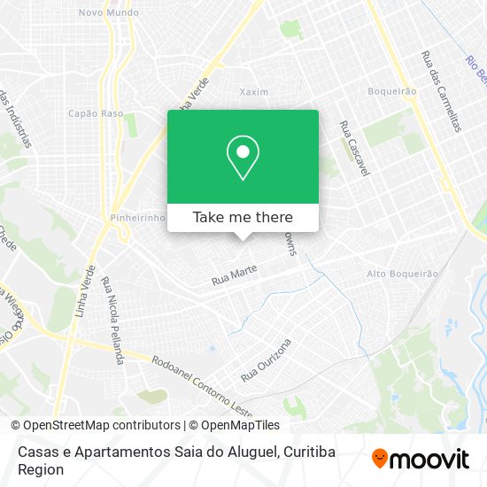 Casas e Apartamentos Saia do Aluguel map