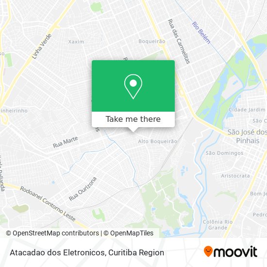 Atacadao dos Eletronicos map