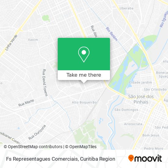 Fs Representagues Comerciais map