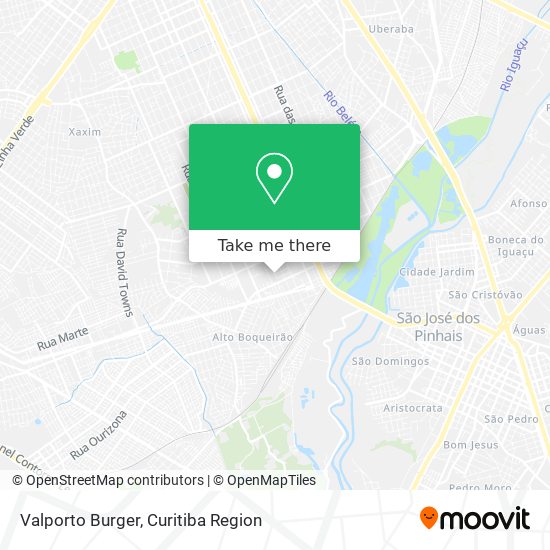 Valporto Burger map