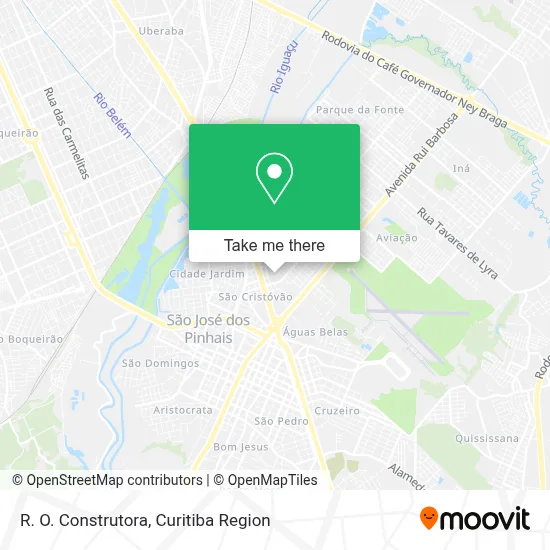 R. O. Construtora map