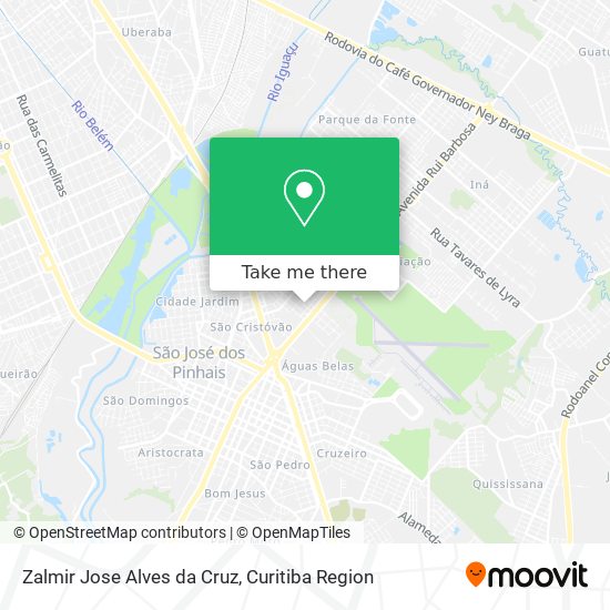 Mapa Zalmir Jose Alves da Cruz