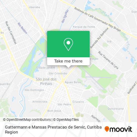 Gattermann e Mansas Prestacao de Servic map