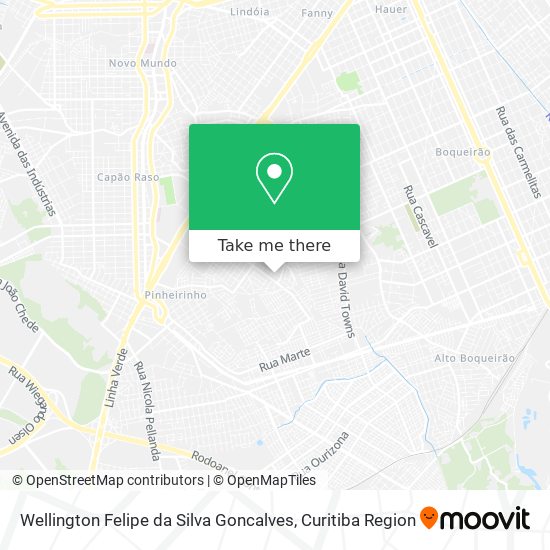 Wellington Felipe da Silva Goncalves map