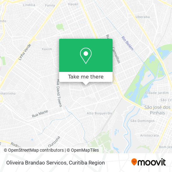 Oliveira Brandao Servicos map