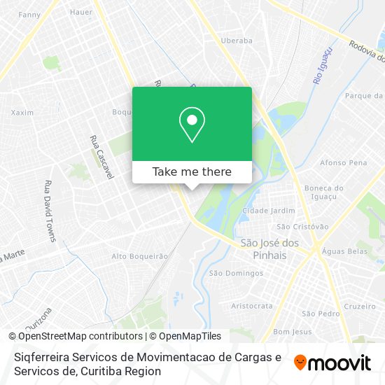 Siqferreira Servicos de Movimentacao de Cargas e Servicos de map